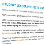 student-lead-projects