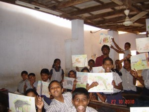 Drawing Lesson, Kerala, 2010 (Stan Higgit)