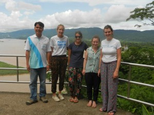 Lauren with our Country Manager in Thailand & 2012 Student Leaders