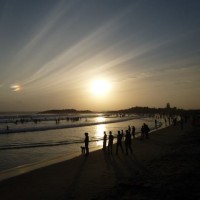 Sunset in Kovalam