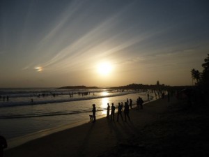 Sunset in Kovalam